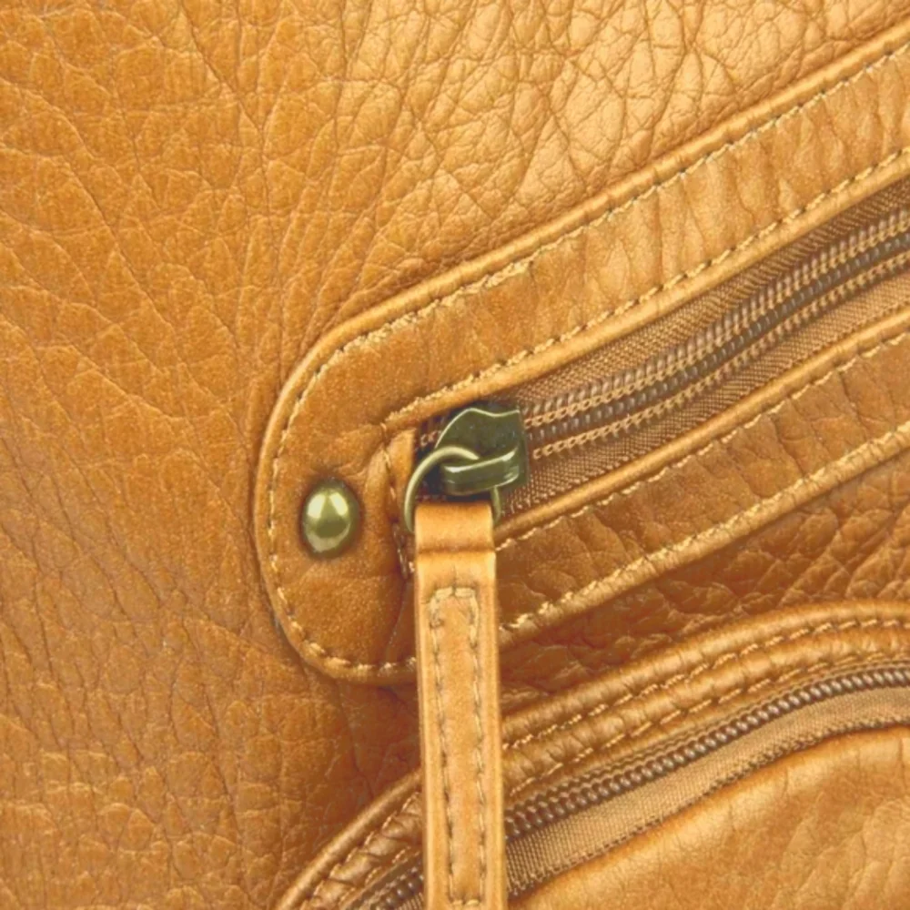NWT AMPERE CREATIONS Janey Jane Convertible Backpack Mustard Yellow Gold